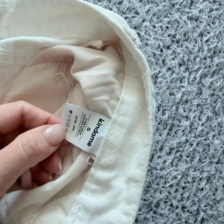 [BUNJANG] KINDAMIE New Jeans Semi-Wide White Jeans S / 카인다미 골반뽕 뉴진스 세미와이드 화이트진 S