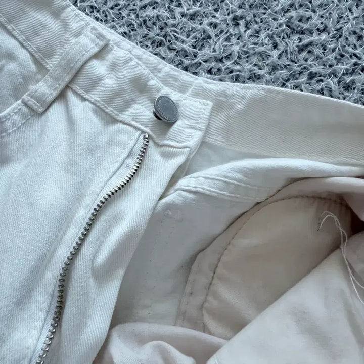 [BUNJANG] KINDAMIE New Jeans Semi-Wide White Jeans S / 카인다미 골반뽕 뉴진스 세미와이드 화이트진 S