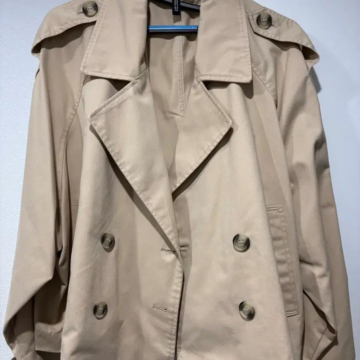 [BUNJANG] H&amp;M Beige Trench Coat / H&amp;M 바바리자켓