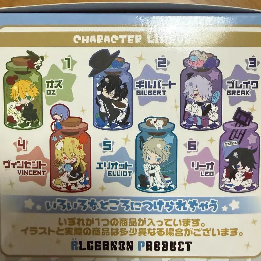 [BUNJANG] Pandora Hearts Character Thoria Rubber Clip Bundle Set / 일괄)판도라하츠 캬라토리아 러버 클립 풀박스