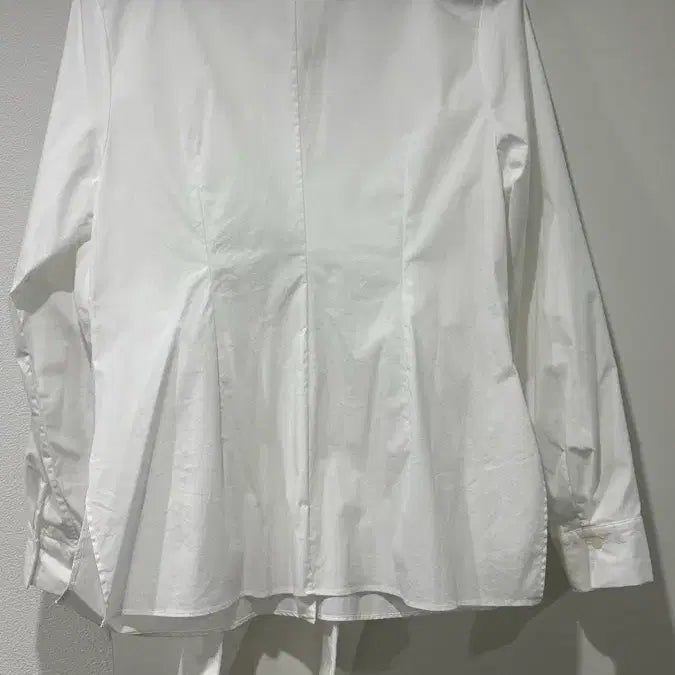 [BUNJANG] Massimo Dutti White Shirt with Waist Tie / 마시모두띠 허리끈 흰남방