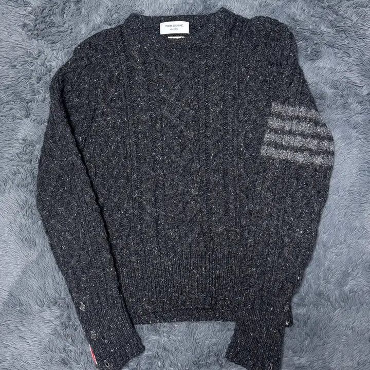 [BUNJANG] Thom Browne Aran Cable Knit Sweater / [새상품급/2]톰브라운 아란케이블 니트