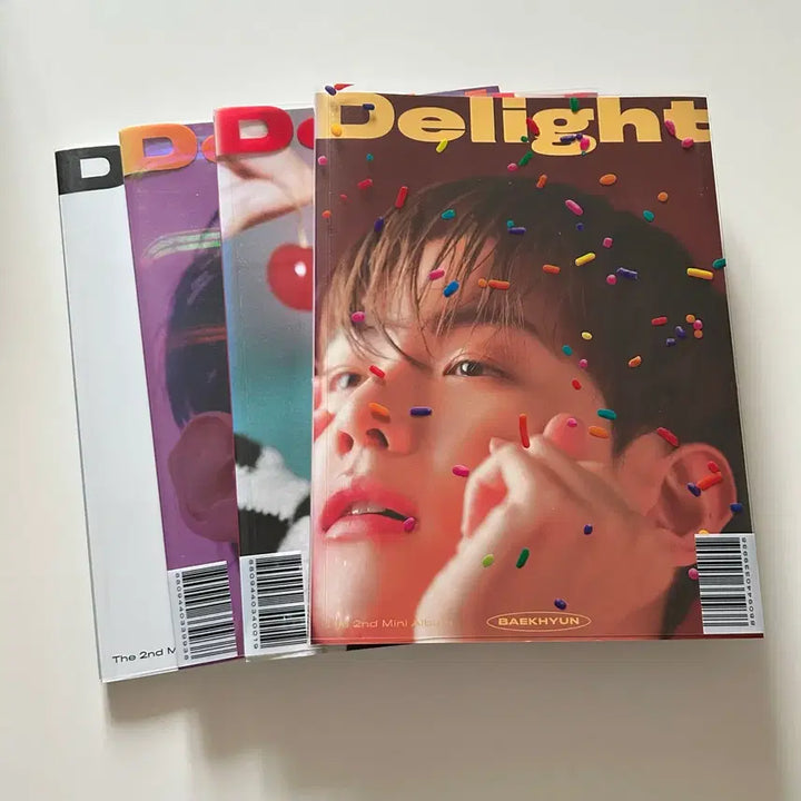 [BUNJANG] EXO Baekhyun Delight Album Bundle Set / 4종세트) 엑소 백현 딜라이트 delight 개봉 앨범 양도 판매