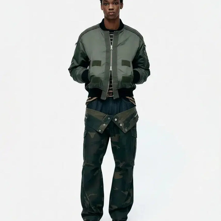 [BUNJANG] Andersson Bell Layered Bomber Jacket / 앤더슨벨 레이어드 봄버