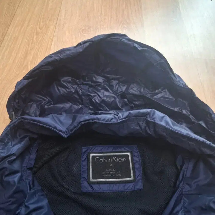 [BUNJANG] Calvin Klein Navy Windbreaker Jacket / 캘빈클라인 CK 네이비 바람막이 자켓