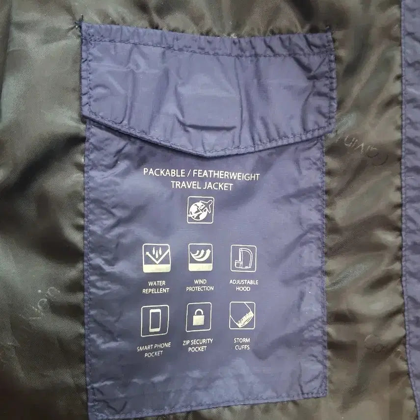 [BUNJANG] Calvin Klein Navy Windbreaker Jacket / 캘빈클라인 CK 네이비 바람막이 자켓