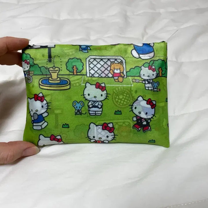 [BUNJANG] Hello Kitty Foldable Shopping Bag / 새제품) 헬로키티 접이식 장바구니