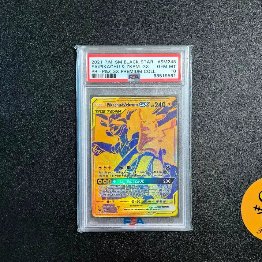 [BUNJANG] Pokemon Card Pikachu &amp; Zekrom GX PSA 10 / 포켓몬카드 피카츄&amp;제크로무 GX psa10 팝니다