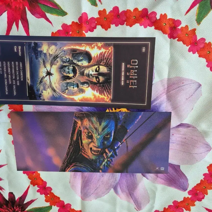 [BUNJANG] CGV Avatar 3 The Fire Reborn Lenticular TTT Ticket / CGV 아바타3 불과재 렌티큘러 TTT 티켓 판매