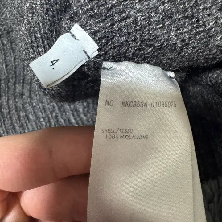 [BUNJANG] Thom Browne Shetland Gray Cardigan (Size 4) / [새상품급/4]톰브라운 셰틀랜드 그레이 가디건