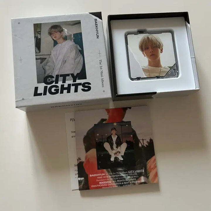 [BUNJANG] EXO Baekhyun City Light Album Set (Unsealed) / 엑소 백현 시티라잇 city light 키노 개봉 앨범 양도