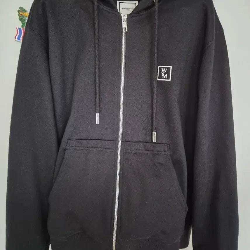 [BUNJANG] Wooyoungmi Black Hooded Zip-up [Size 48] / 우영미 블랙 후드집업[48]