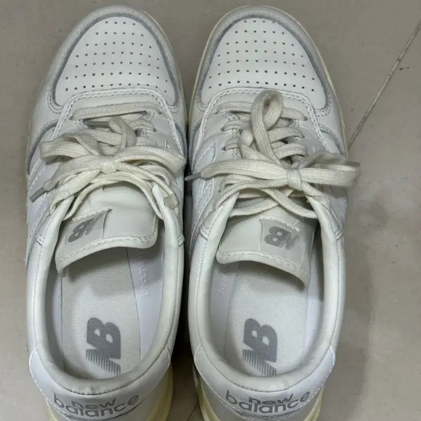 [BUNJANG] New Balance T500 Sea Salt White Sneakers / 뉴발란스 T500 씨 쏠트 화이트