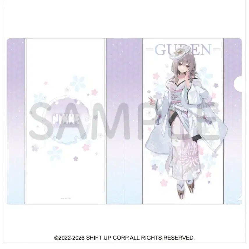 [BUNJANG] Nikke Find Spring Shibuya Collaboration Clear File Set / 새상품)니케 봄을 찾아서 시부야 홍련,스노우화이트,앨리스 클리어파일 3종