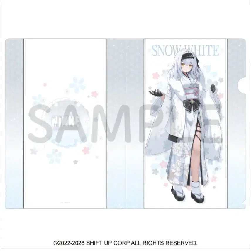 [BUNJANG] Nikke Find Spring Shibuya Collaboration Clear File Set / 새상품)니케 봄을 찾아서 시부야 홍련,스노우화이트,앨리스 클리어파일 3종