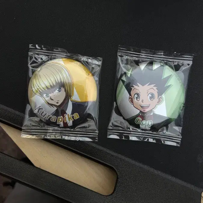[BUNJANG] Hunter x Hunter Kurapika/Gon Badge Set / 헌터x헌터 크라피카/곤 뱃지 세트