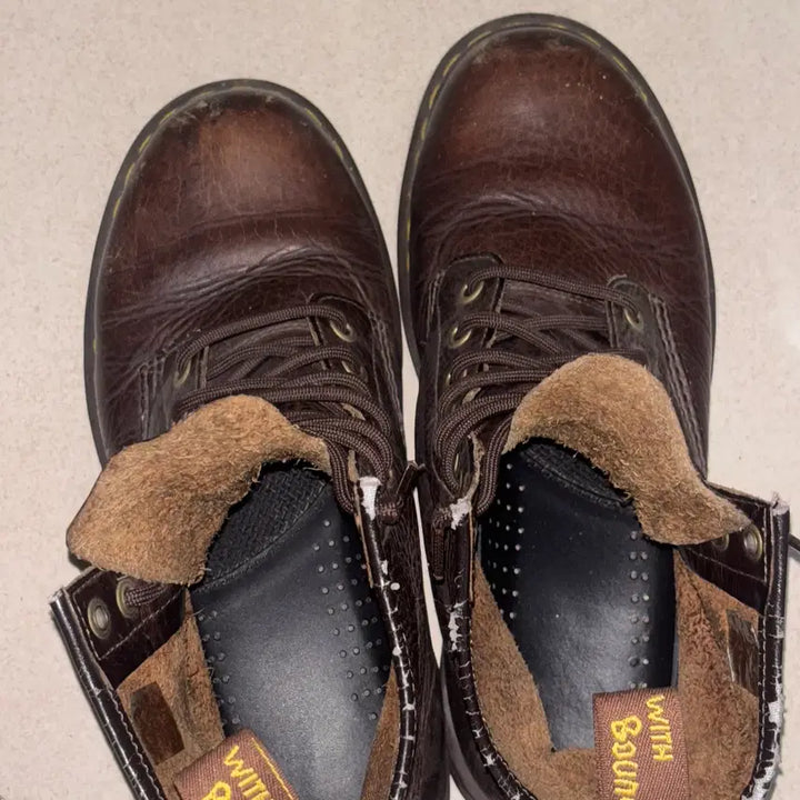 [BUNJANG] Dr. Martens 1460 8-Hole Brown Boots / [260] 닥터마틴 1460 8훌 브라운 워커 부츠