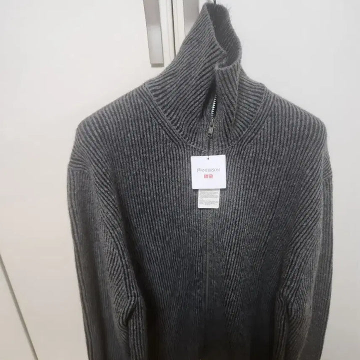 [BUNJANG] Uniqlo Suflle Yarn Ribbed Full-Zip Sweater / [XXL]유니클로 수플레얀립풀집스웨터