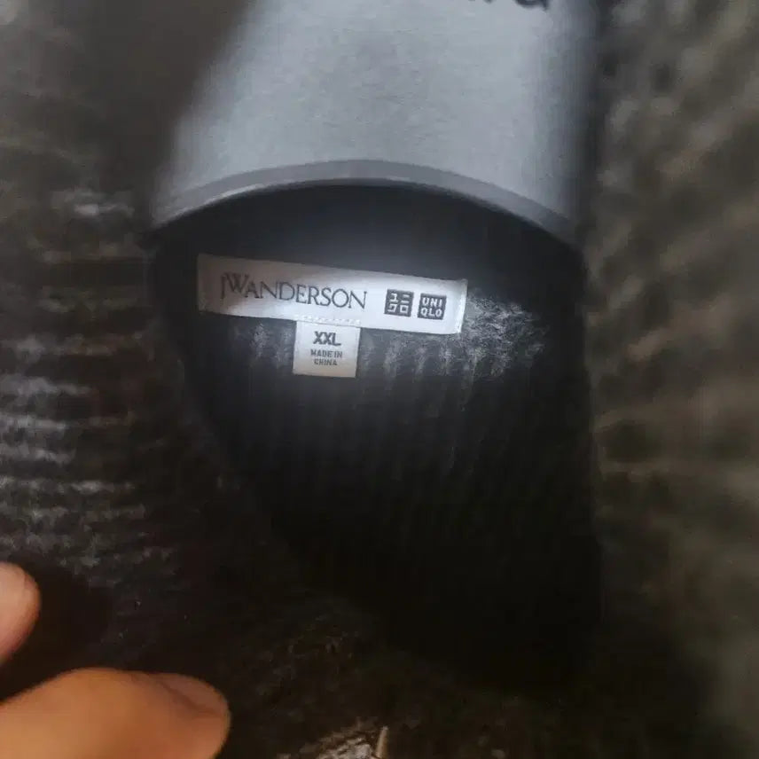 [BUNJANG] Uniqlo Suflle Yarn Ribbed Full-Zip Sweater / [XXL]유니클로 수플레얀립풀집스웨터