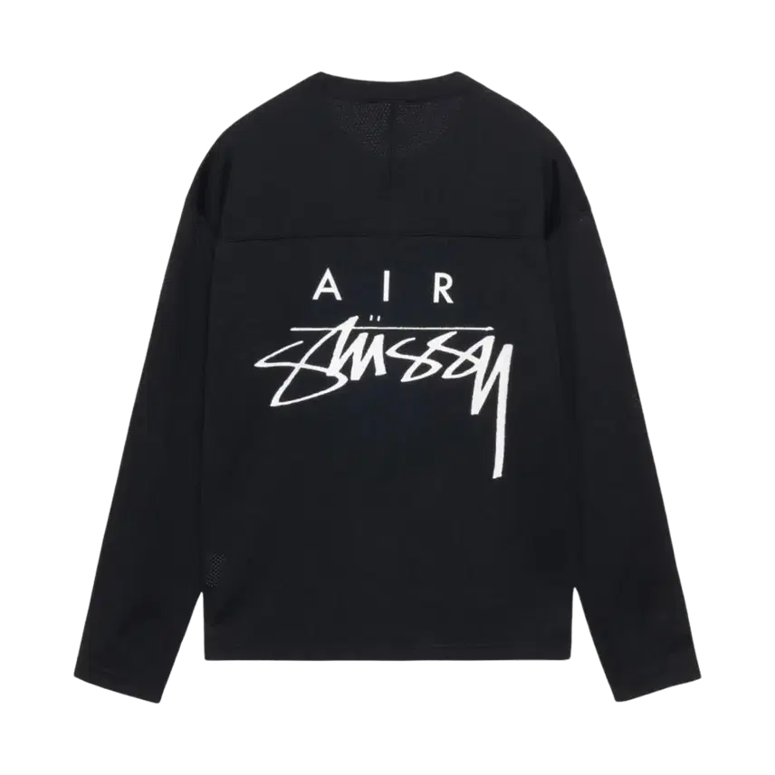 [BUNJANG] Nike x Stussy Long Sleeve Top Black / 나이키 x 스투시 롱슬리브 탑 블랙