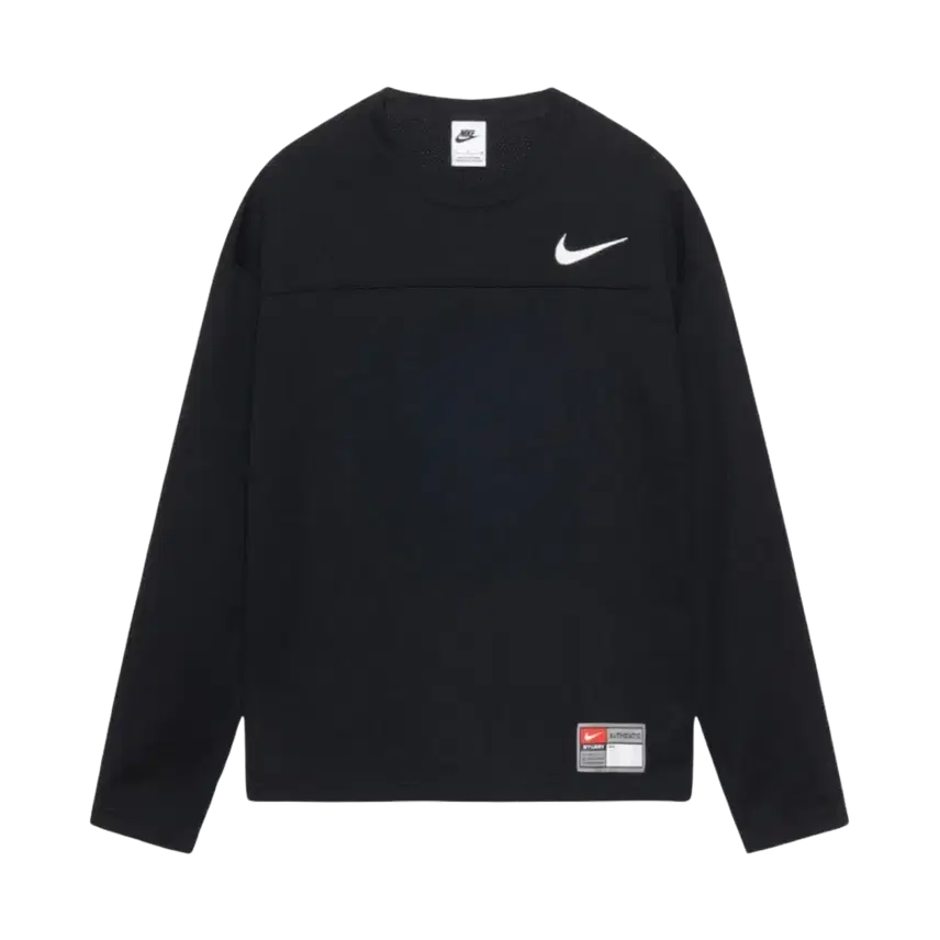 [BUNJANG] Nike x Stussy Long Sleeve Top Black / 나이키 x 스투시 롱슬리브 탑 블랙