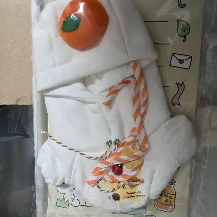 [SOLD OUT] 20cm 인형옷 귤 후드티
