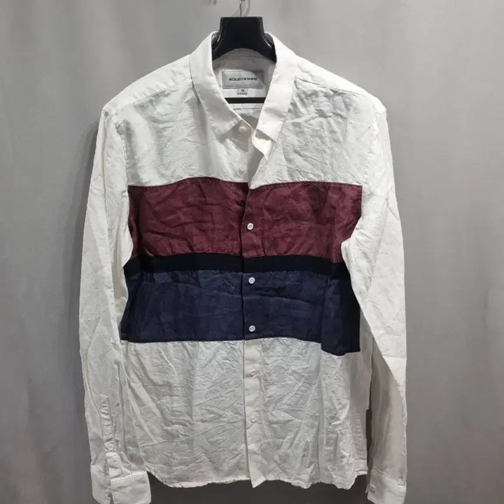 [BUNJANG] Solid Homme Color Block Shirt / 솔리드옴므 배색 셔츠 48