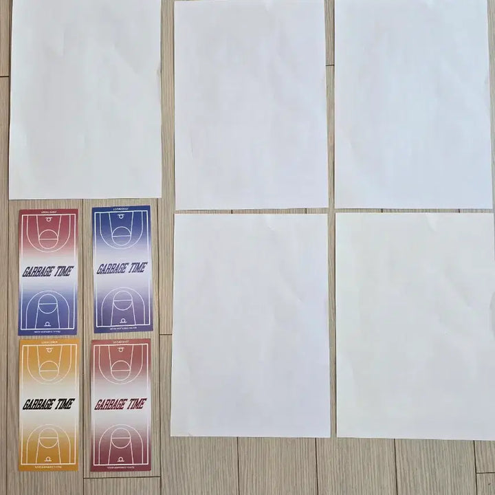 [BUNJANG] Gabage Time RUCY Shop 1st MD POB Match Ticket Set / 가비지타임 러츄샵 1차 md 특전 경기티켓 4종세트+미니포스터+입부지원서