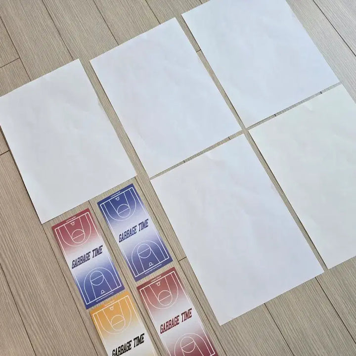 [BUNJANG] Gabage Time RUCY Shop 1st MD POB Match Ticket Set / 가비지타임 러츄샵 1차 md 특전 경기티켓 4종세트+미니포스터+입부지원서