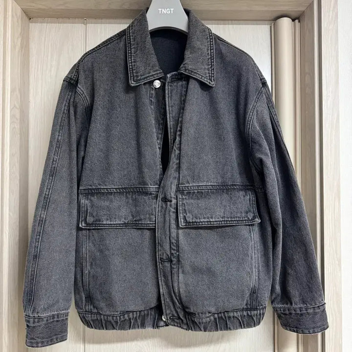 [SOLD OUT] tngt 흑청 데님자켓 100사이즈