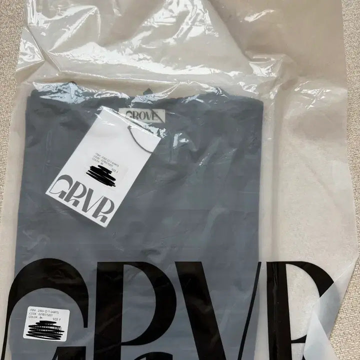 [BUNJANG] Grove Easy T-Shirt Black Sealed New Product / 그로브 이지티셔츠 블랙 미개봉 새상품