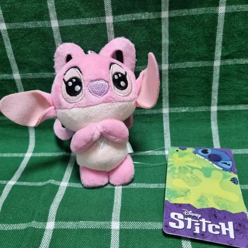 [BUNJANG] Disney Stitch &amp; Angel Mini Keychain / 디즈니 스티치 미니키체인 엔젤 인형키링