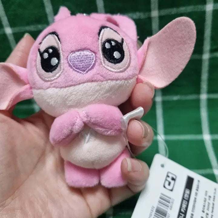 [BUNJANG] Disney Stitch &amp; Angel Mini Keychain / 디즈니 스티치 미니키체인 엔젤 인형키링