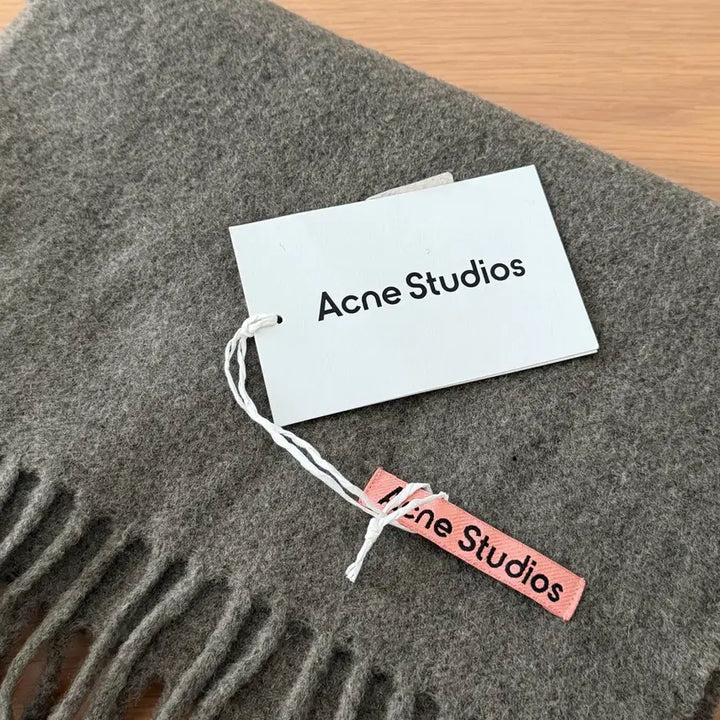 [BUNJANG] Acne Studios Skinny Scarf Olive Melange / 아크네 스튜디오 머플러 목도리 스키니 올리브멜란지(CA0218 CYQ)