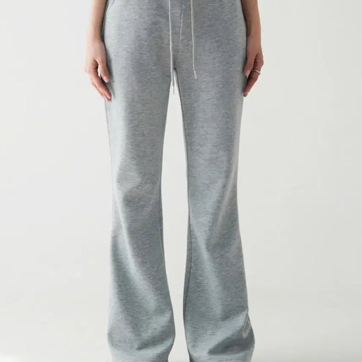 [BUNJANG] Semi Bootcut Long Training Pants - Grey / (새상품)세미부츠컷 롱 트레이닝 팬츠 - 그레이