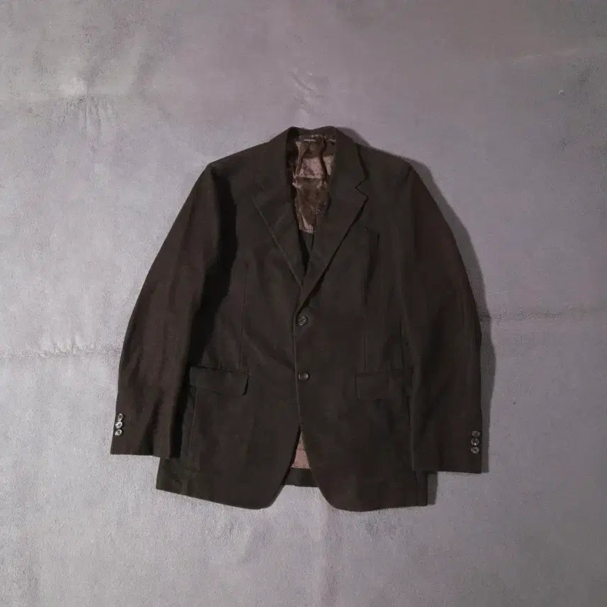 [BUNJANG] Prada 07FW Deconstructed Velour Jacket 50R Espresso Brown / 프라다 07FW 디스컨스트럭티드 벨루어 자켓 50R 에바노(초코브라운)