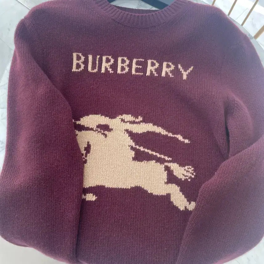 [BUNJANG] Burberry Cashmere Knit Sweater / [정품/S] 버버리 캐시미어 니트