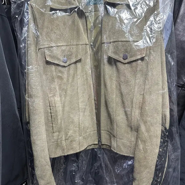 [BUNJANG] Daeseongdang Suede Jacket - Olive / [1size] 대성당 스웨이드 자켓 - 올리브