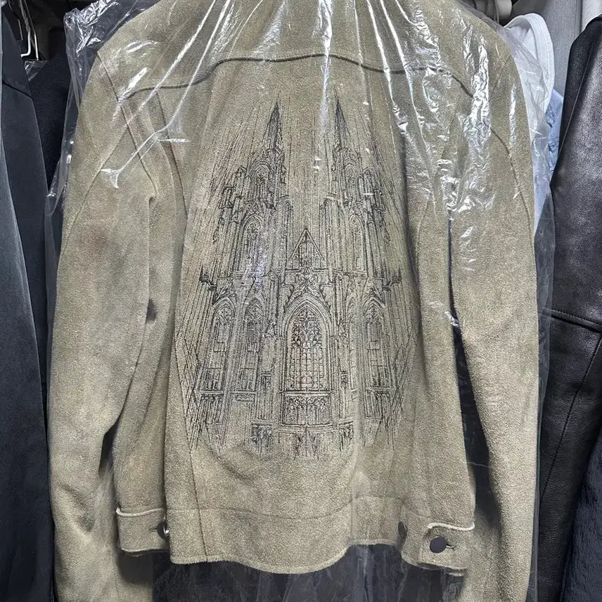 [BUNJANG] Daeseongdang Suede Jacket - Olive / [1size] 대성당 스웨이드 자켓 - 올리브