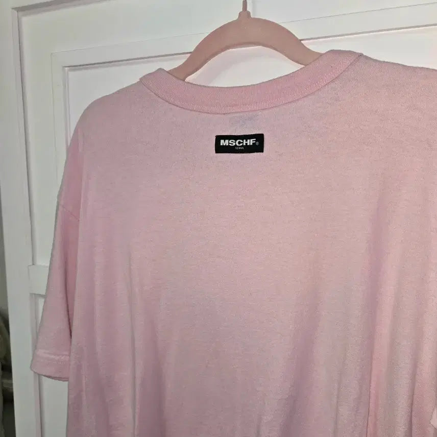 [BUNJANG] Mischief Pink Short Sleeve T-shirt / 미스치프 반팔티 핑크