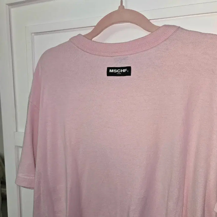 [BUNJANG] Mischief Pink Short Sleeve T-shirt / 미스치프 반팔티 핑크
