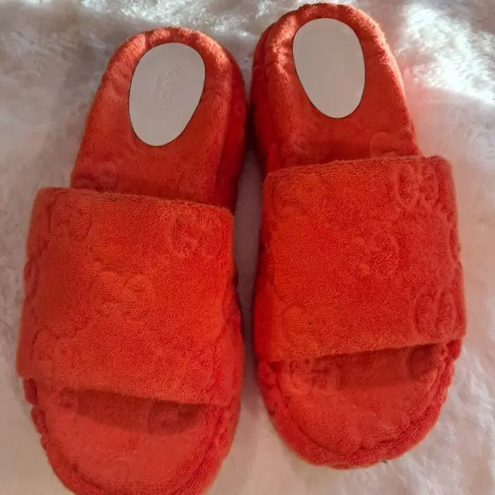 [SOLD OUT] 구찌 G G 플랫폼. 슬라이드샌둘 딥오렌지 240. 상태최상