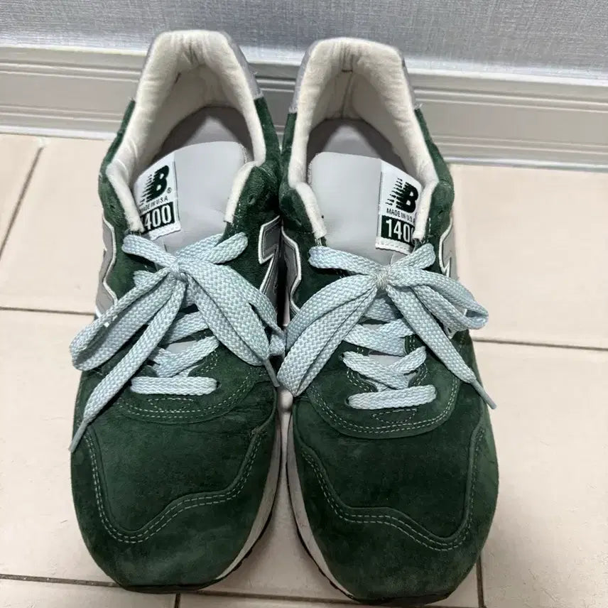 [BUNJANG] New Balance 1400 Mountain Green Suede Sneakers / 뉴발란스 1400 마운틴 그린 스웨이드