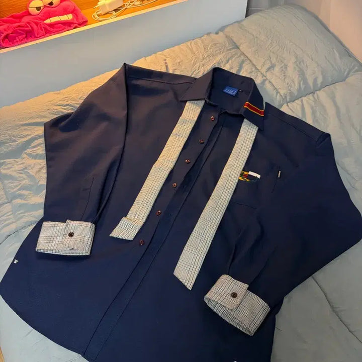 [BUNJANG] Romantic Crown Cuff Tie Shirt First Edition / 로맨틱크라운 커프스 타이 셔츠 초판