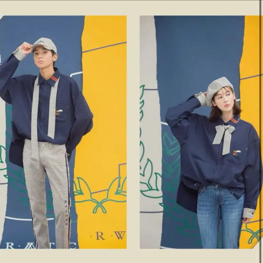 [BUNJANG] Romantic Crown Cuff Tie Shirt First Edition / 로맨틱크라운 커프스 타이 셔츠 초판