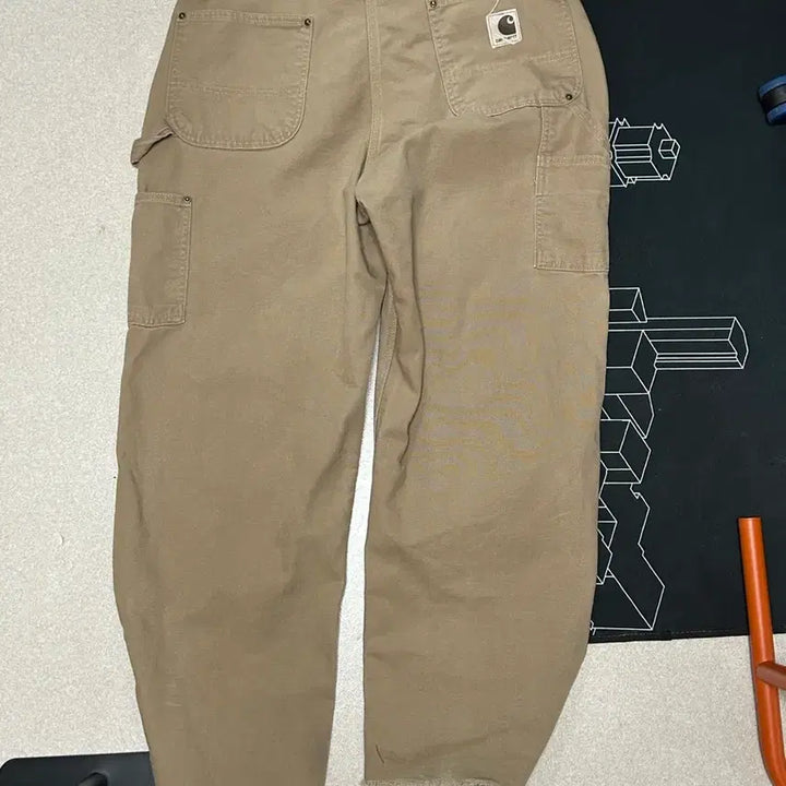 [BUNJANG] Carhartt Double Knee Beige Pants / 칼하트 더블니 베이지
