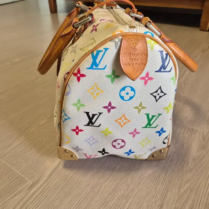 [SOLD OUT] 루이비통 스피디 멀티컬러 화이트 핸드백