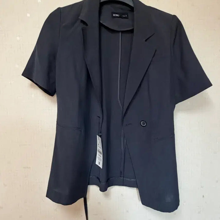 [BUNJANG] MIXXO Short-Sleeve Jacket Charcoal S / MIXXO 반팔 자켓 차콜
