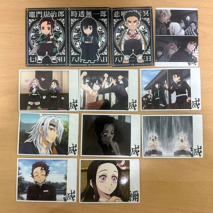 [BUNJANG] Demon Slayer Highlight Pick Collection Card Bundle Set / 귀멸의칼날 귀칼 하이라이트픽 콜렉팅 카드 CGV 샤인 일괄