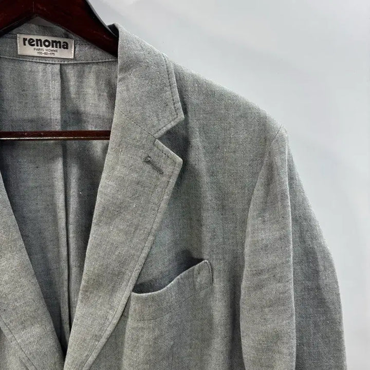 [SOLD OUT] [100] 레노마(renoma) 100% 린넨 2버튼 블레이저 자켓 그레